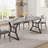 Dining Room Table For 6, 70 Inch Rectangular Kitchen Table With Heavy Duty Metal Legs-530566063