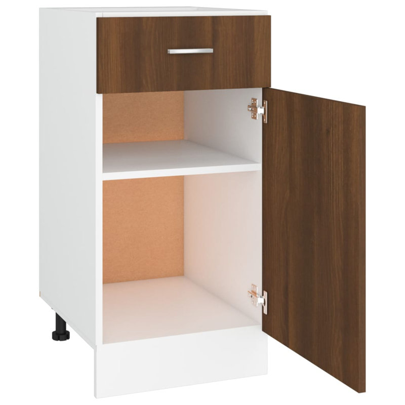 Lyon Drawer Bottom Cabinet Lyon, Brown Oak
