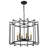 6 - Light Dimmable Drum Chandelier