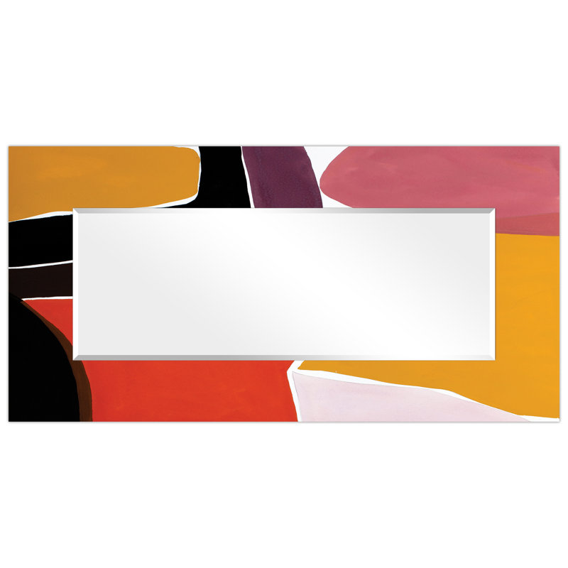 Shanay Glass Flat Mirror, 72" x 36"
