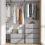 Commode 2 tiroirs empilable, 23,6 po-2050528459