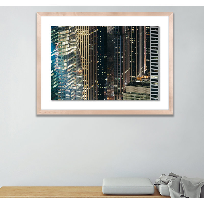 City II Print by Jakob Wagner, Natural, 18" H x 24" W x 1.5" D