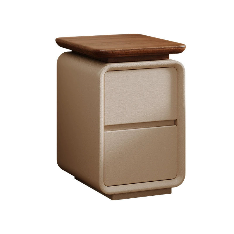 Small High-grade Wood Wind Bedside Table