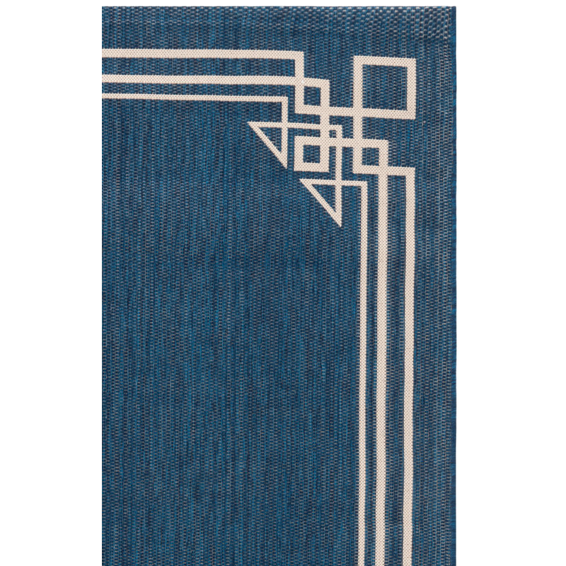 Tapis d'intérieur / extérieur à motif géométrique Bartev Performance, Rectangle 5 pi 3 po x 7 pi 7 po