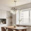 Lustre suspendu avec abat-jour en verre transparent-585640423