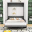 Lit escamotable double avec canapé Artemiy-756998401