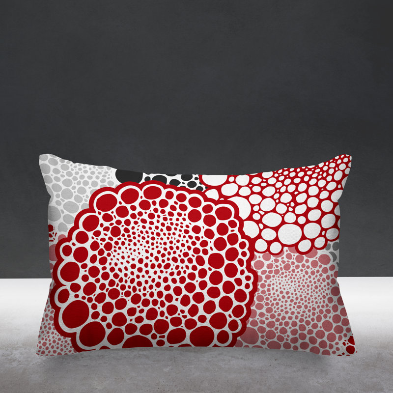 Coussin Bryony, Rouge