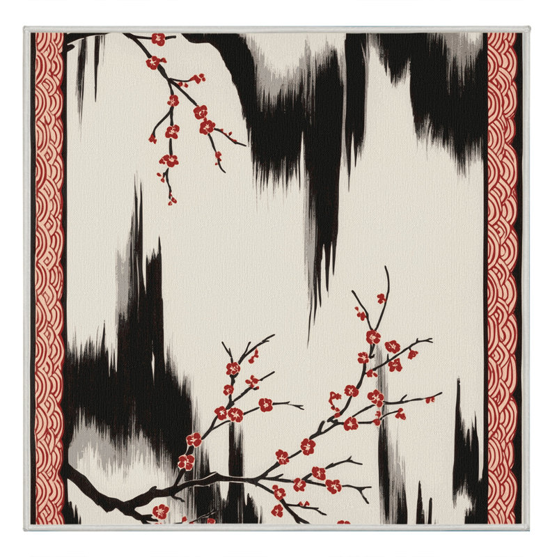 Rippled Elegance Rug, Square 3'