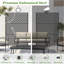 Freestanding outdoor indoor privacy screen