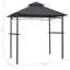BBQ Gazebo 2.4x1.5x2.55m Anthracite Steel