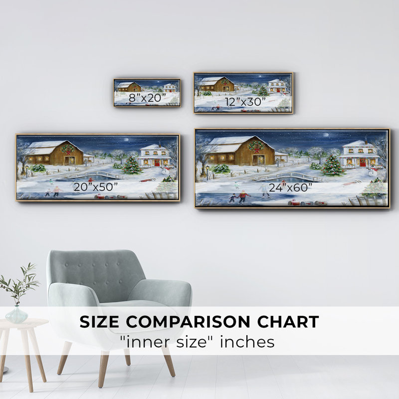 Winter Wonderland- Framed Canvas