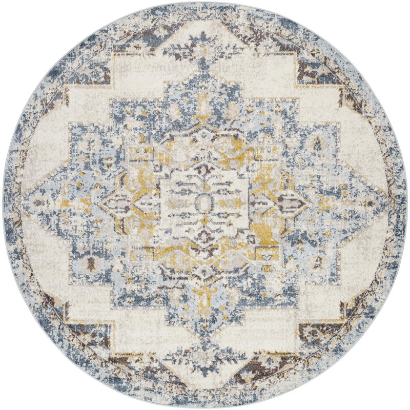 Tapis oriental Marlo, Rond 7 pi 10 po