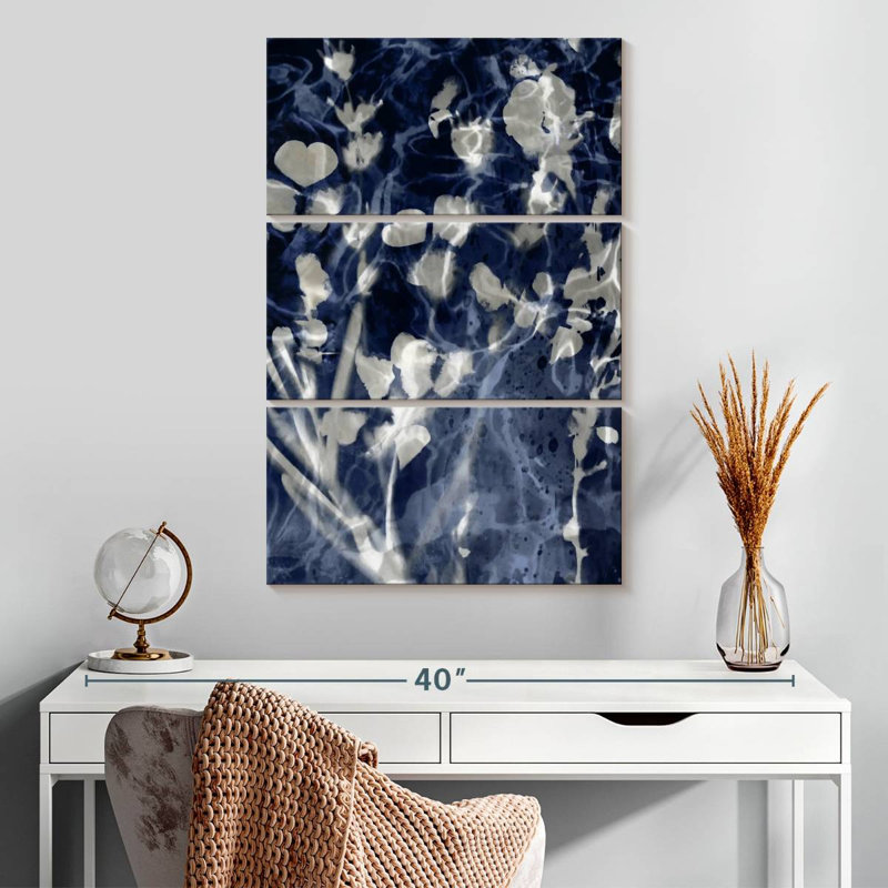 Avery minuit indigo nature III, H 32 po x l 20 po