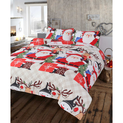 NZ Microfiber Abstract Duvet Cover Set with Pillowcases