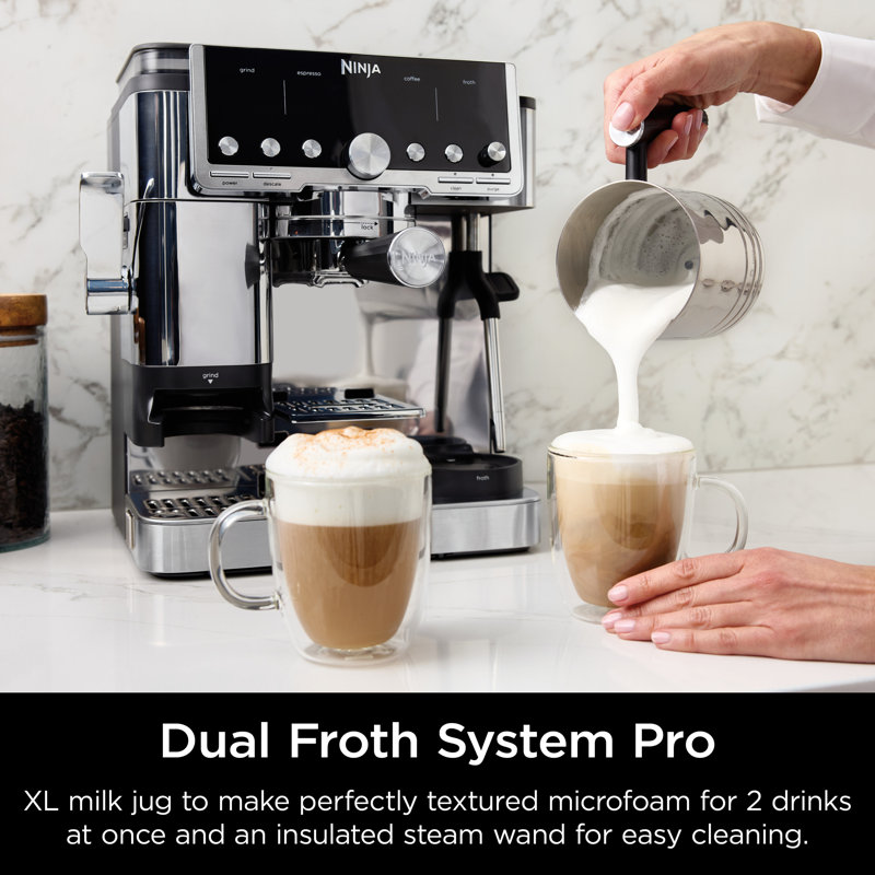 Ninja Luxe Café Pro Series Espresso Machine, Drip Coffee Maker, Cold Brew Machine & Hot Water System