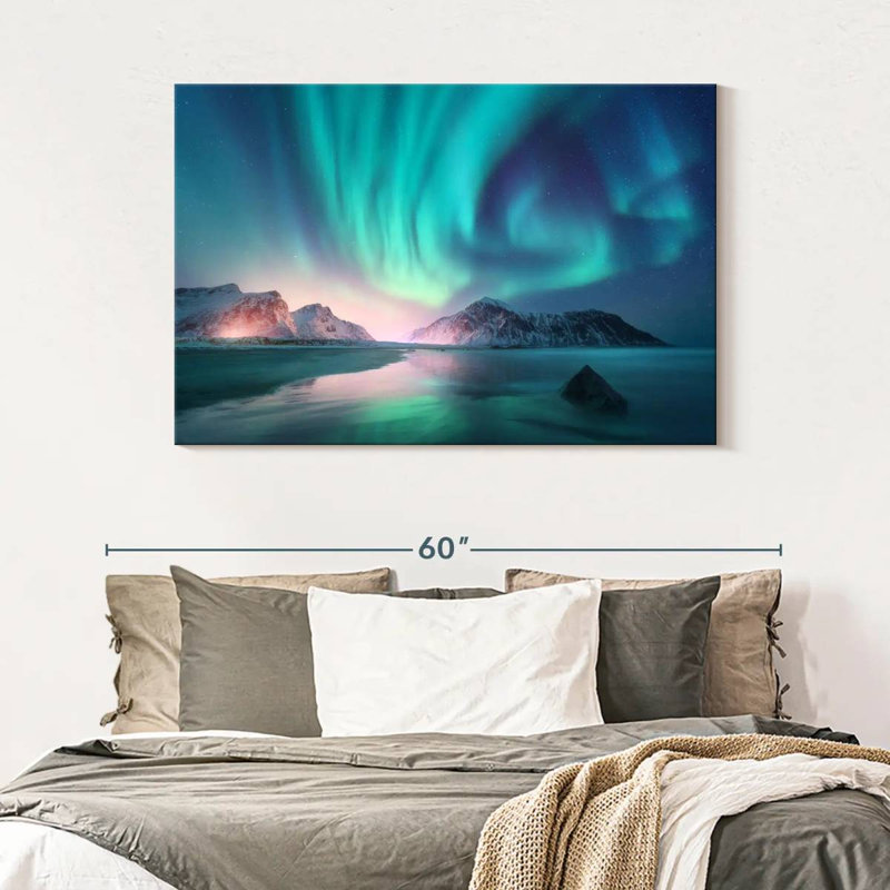 Alvord Meandering Northern Lights, 32" H x 48" W