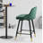 Swivel Upholstered 26"/29" Counter & Bar Stool With Solid Metal Frame and Velvet Back-1108902019-1125635294