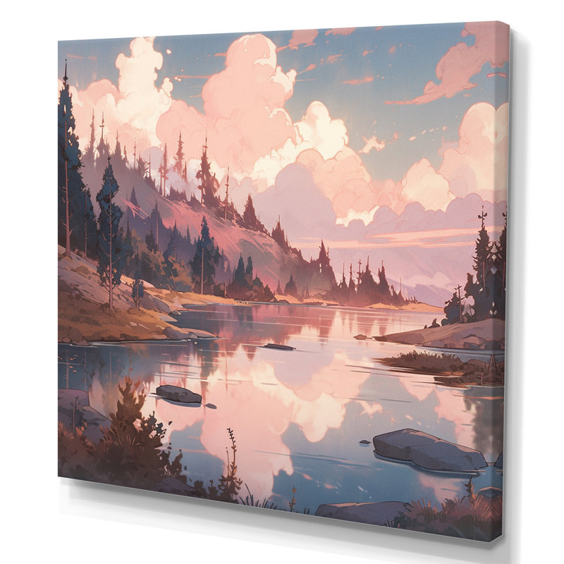 Mountain Majesty II - impression, H 36 po x l 36 po x P 1,5 po, Toile tendue