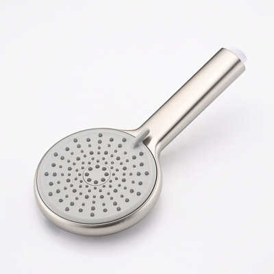 Douche murale avec pluie de 10 po et à main - Nickel brossé résistant à l'eau et système ergonomique
