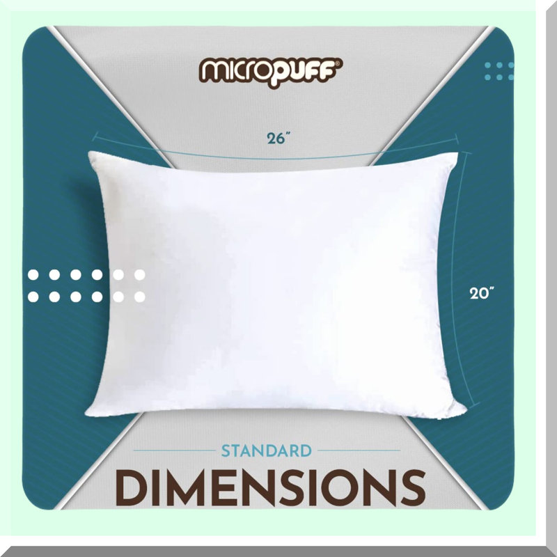 BreathEasy Pillow Armor - 2 Pack Zippered Pillow Protectors | Soft Hypoallergenic Pillow Covers | Stain & Spill Resistant Pillowcases | Standard Size