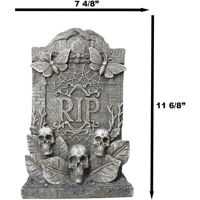 Figurine de pierre tombale Ossuary