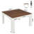 Chea 39.4‘’ Farmhouse Square Dining Table