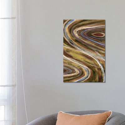 Mineral Overlay I by Alicia Ludwig - Wrapped Canvas Painting