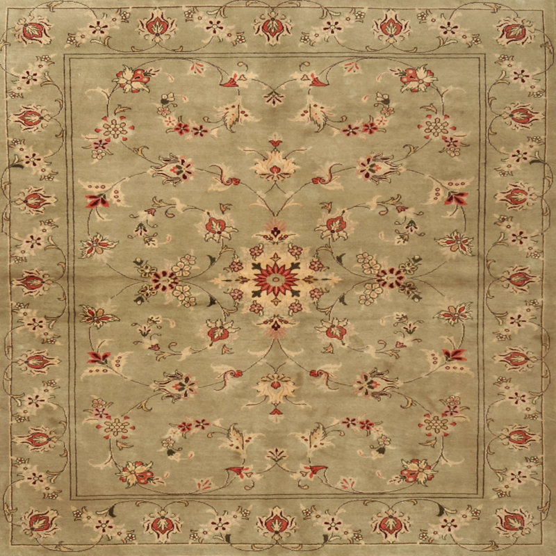 Oriental Indoor Rug, Square 4'
