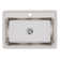 Lustertone 31" L x 22" W Drop-In Kitchen Sink with Drain Assembly