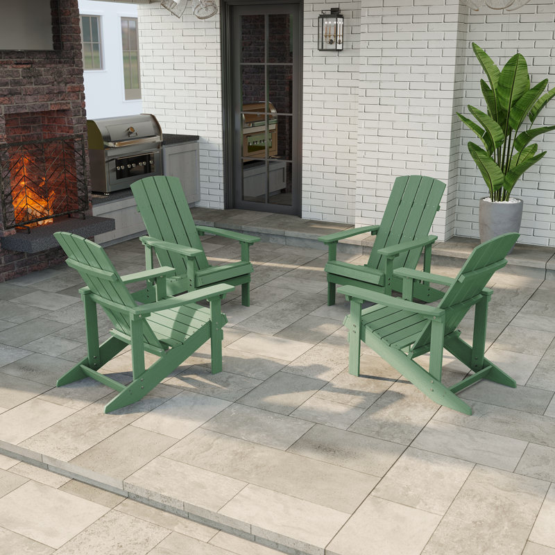  Chaise Adirondack Hips, Vert