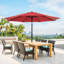 Parasols de marché et abat-jour 9 pi, parasol de table pour l'extérieur et le patio-104364701