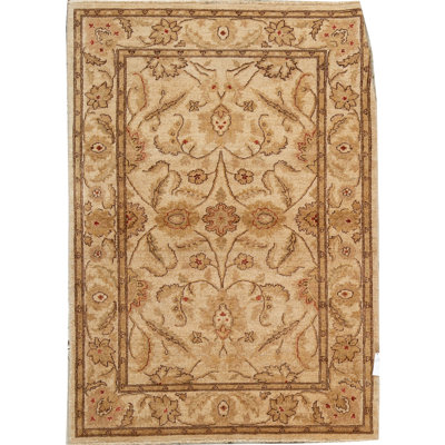 Tapis crème de haute qualité noué à la main