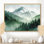 Impression sur toile, paysage marocain, montagnes du matin