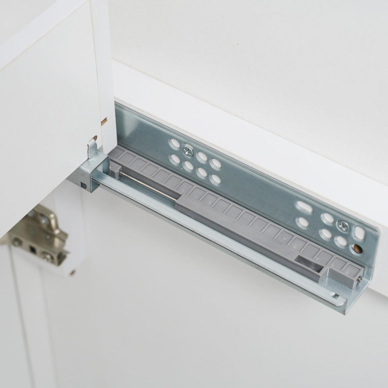 Meuble-lavabo simple 60 po SMC, Blanc