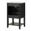 Meuble-lavabo de 20 po avec lavabo, armoire de salle de bain avec porte à fermeture douce, support de rangement et tablette ouverte