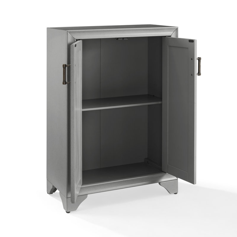 Accent Cabinet, Distressed Gray