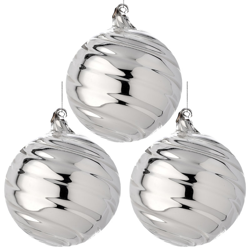Ornement boule de verre 120mm 