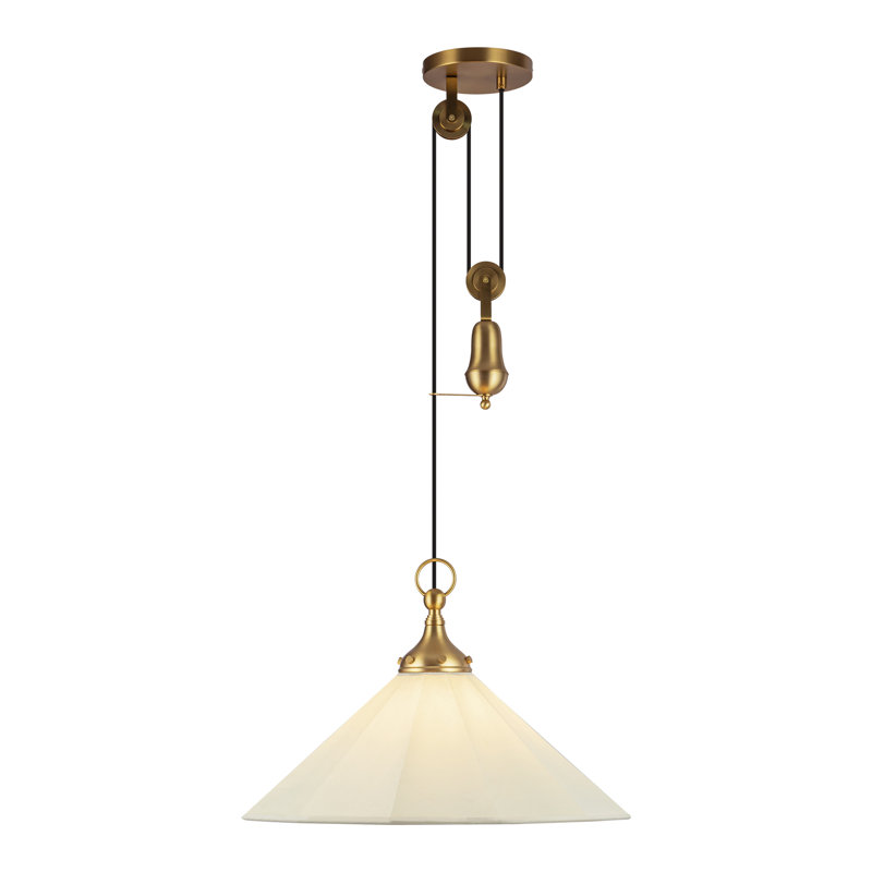 Luminaire suspendu 20 po Ellen, Doré