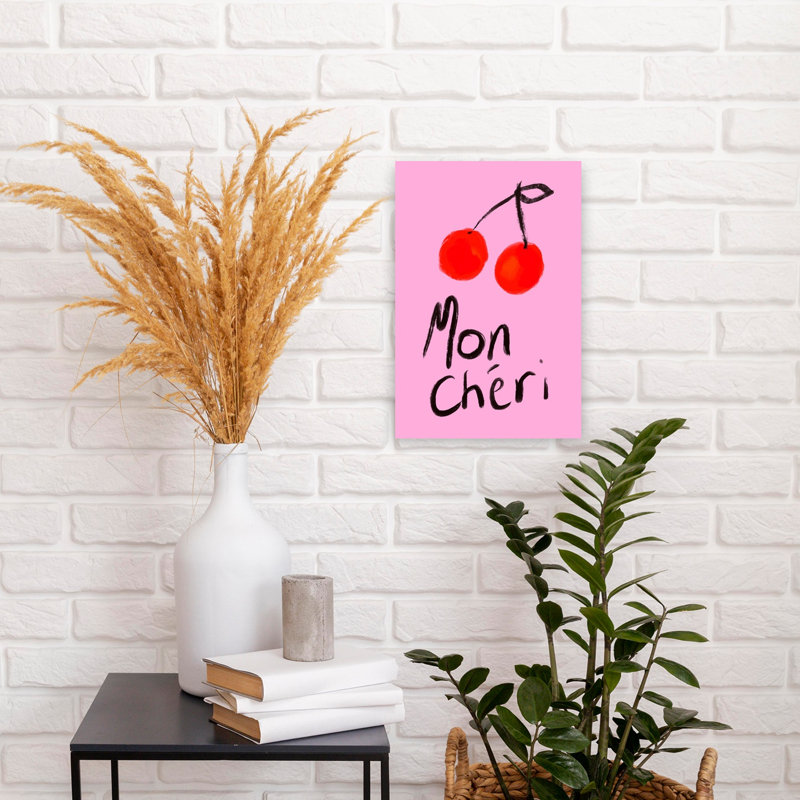 Art mural Mon Cheri Cherries, H 18 po x l 12 po