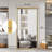Full-Body Floor Mirror With Artificial Wood Frame, Elegant Design And Durability, A Must-Have For Bedrooms, Clothing Stores And Salons