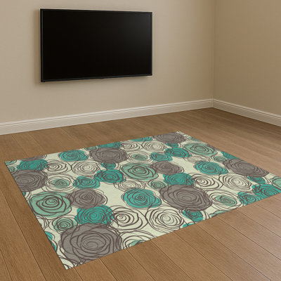 Floral Area Rug