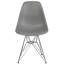 Chaise en plastique Daker avec base chromée-755139505