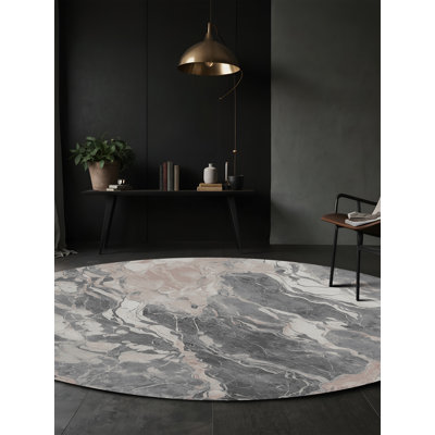 Tapis gris lavable à la machine