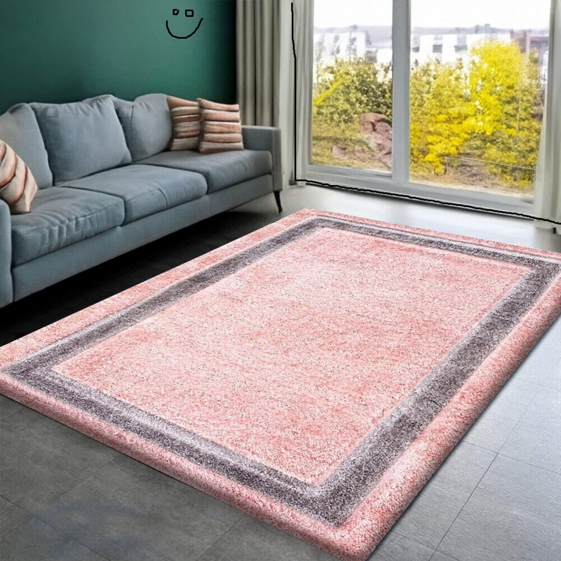 Solid Colour Shag Area Rug, Rectangle 200 x 290cm