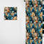 Motif cachemire Desert Mirage - Rideau glamour - Velours obscurcissant - 1 panneau-107595489