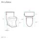 Voltaire One-Piece Elongated Toilet Dual-Flush 1.1/1.6 gpf