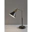 Lampe de bureau noire 19,5 po Lasky