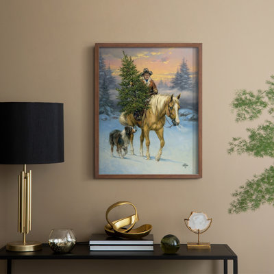 «The Family Tree», reproduction encadrée - bois massif
