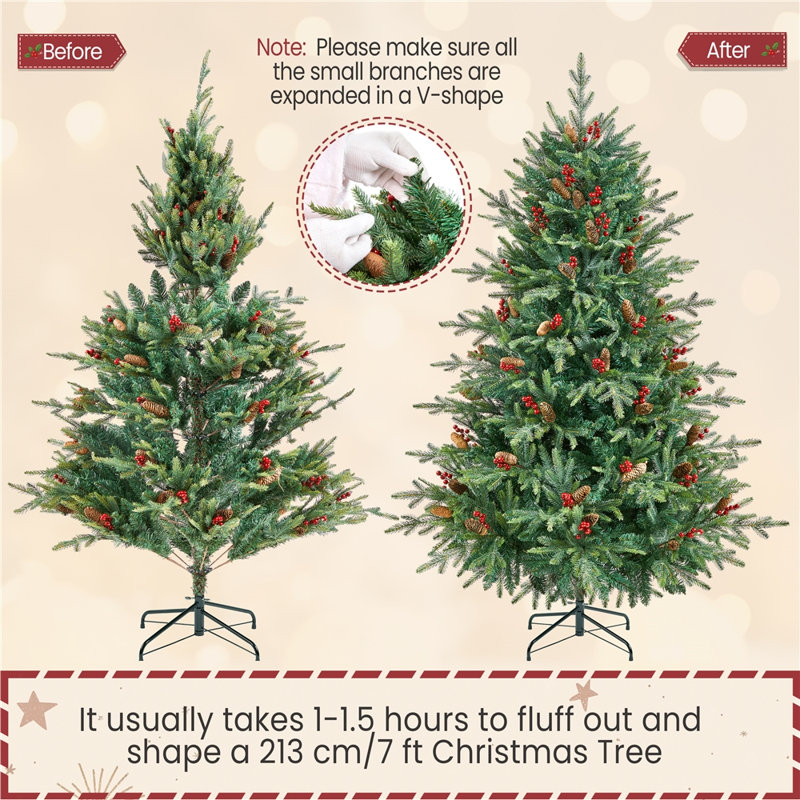 Fir Christmas Tree, 7ft