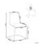 Danyail 16.54cm H Full Back Side Chair in Transparent Black